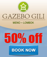 Special Price Gazebo Gili Meno Lombok